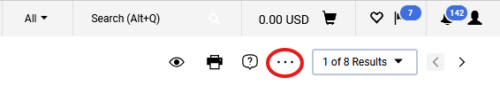 Purchase Order Action Button Icon